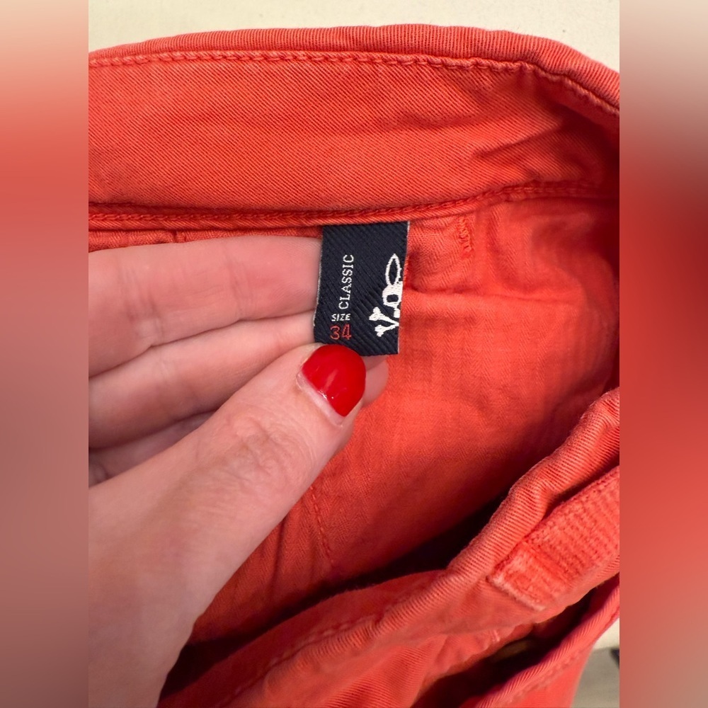 Psycho Bunny Vibrant Red Flat Front Shorts - Picture 9 of 9